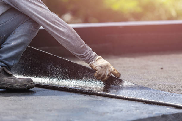 Professional Basement Waterproofing technician working in Williamston, MI